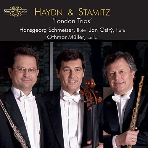 the album cover for Haydn / Ostry / Muller - London Trios