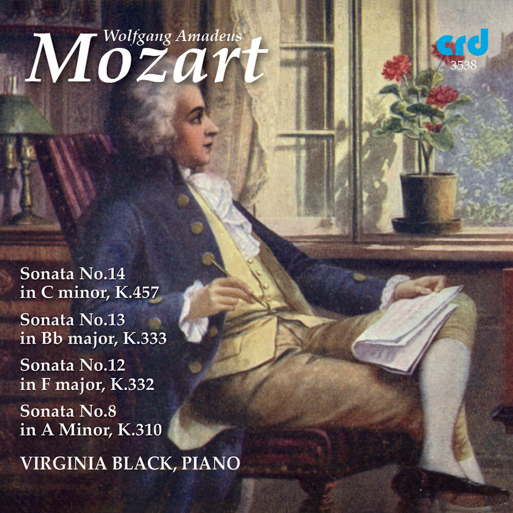 the album cover for Mozart / Black - Piano Sonatas