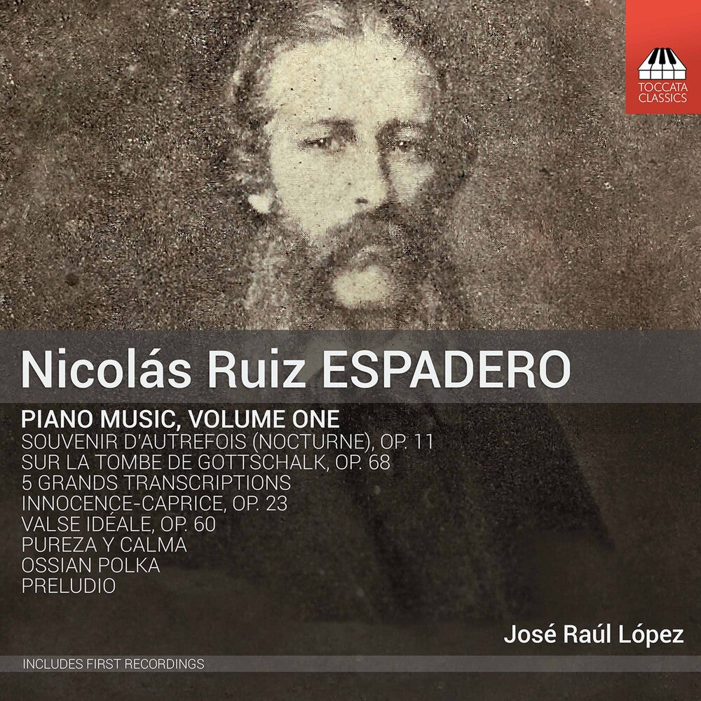 the album cover for Espadero / Lopez - Piano Music 1