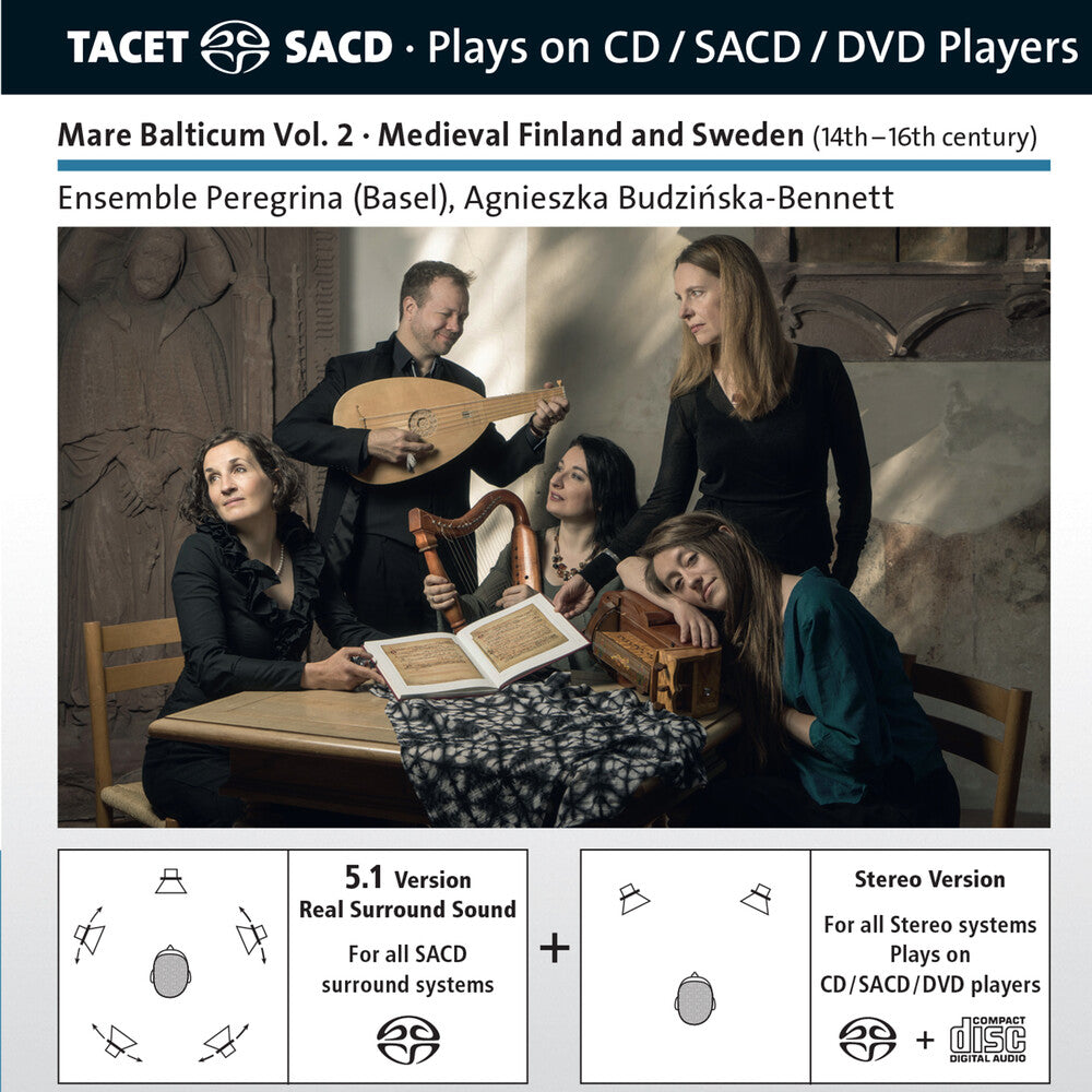 the album cover for Ensemble Peregrina / Budzinska-Bennett - Mare Balticum 2