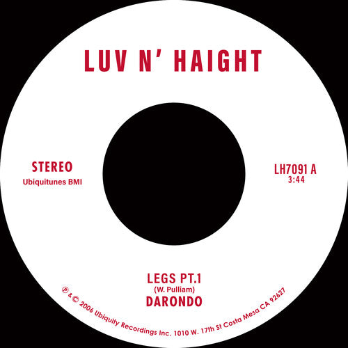 Darondo - Legs Pt. 1 / Let My People Go - Vinyl Record