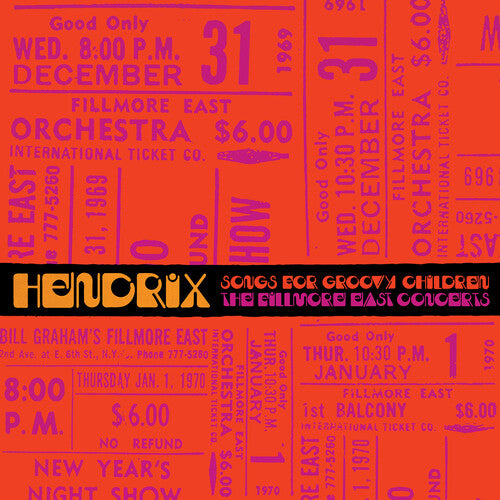 Hendrix,jimi - Songs For Groovy Children: Fillmore East Concerts - Music CD