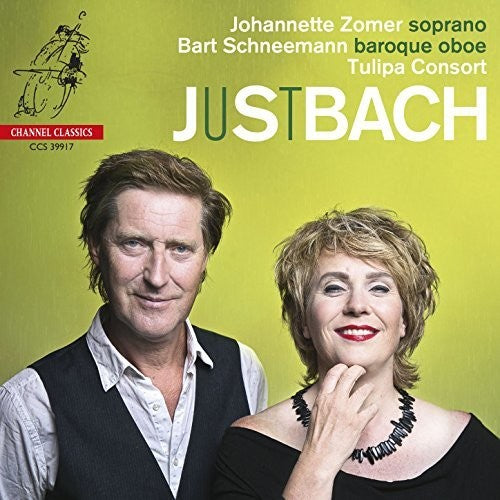 the album cover for Johannette Zomer - Just Bach