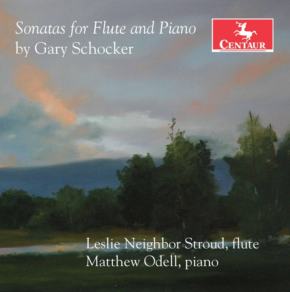 the album cover for Schocker / Stroud / Odell - Sonatas for Flute & Piano