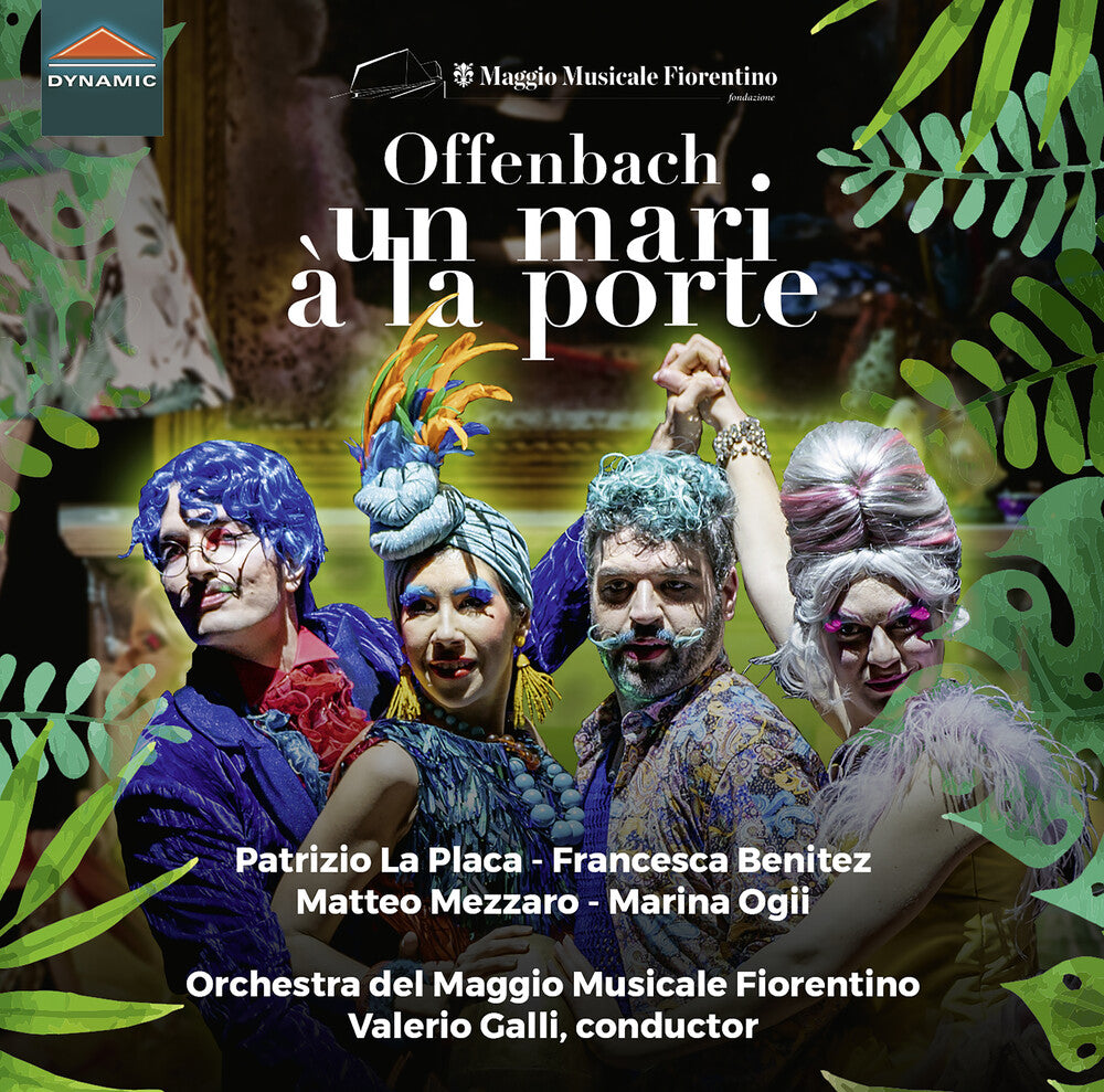 the album cover for Offenbach / Placa / Galli - Un Mari a la Porte