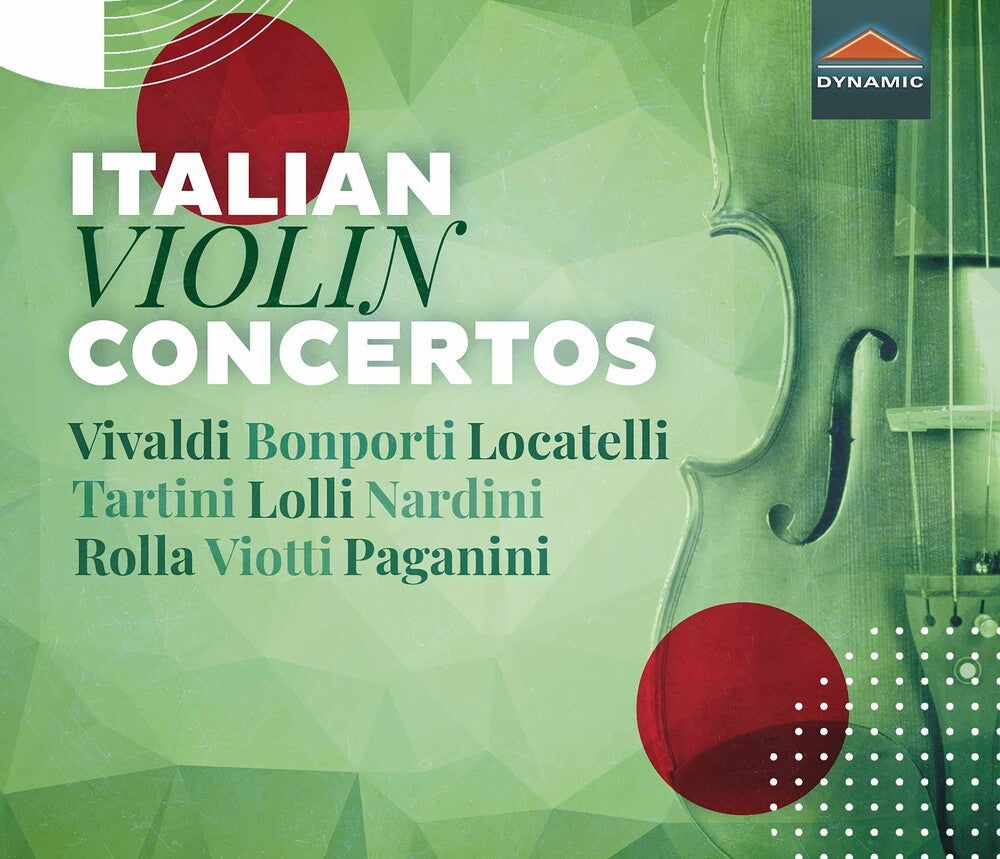 Italian Violin Concertos Music CD