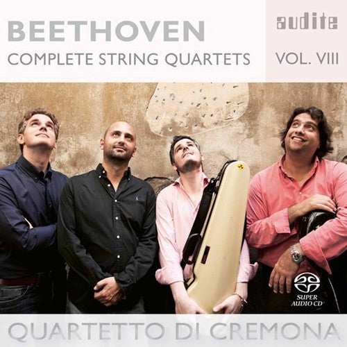 the album cover for Quartetto di Cremona - Complete String Quartets 8