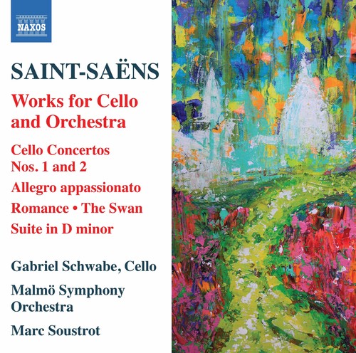 the album cover for Gabriel Schwabe - Cello Concertos 1 & 2