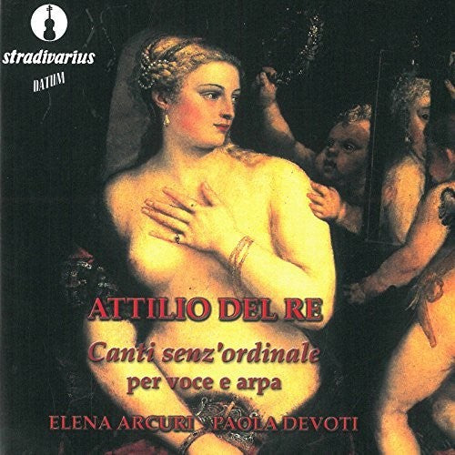 the album cover for Paola Devoti - Canti Senz'ordinale Per Voce E Arpa