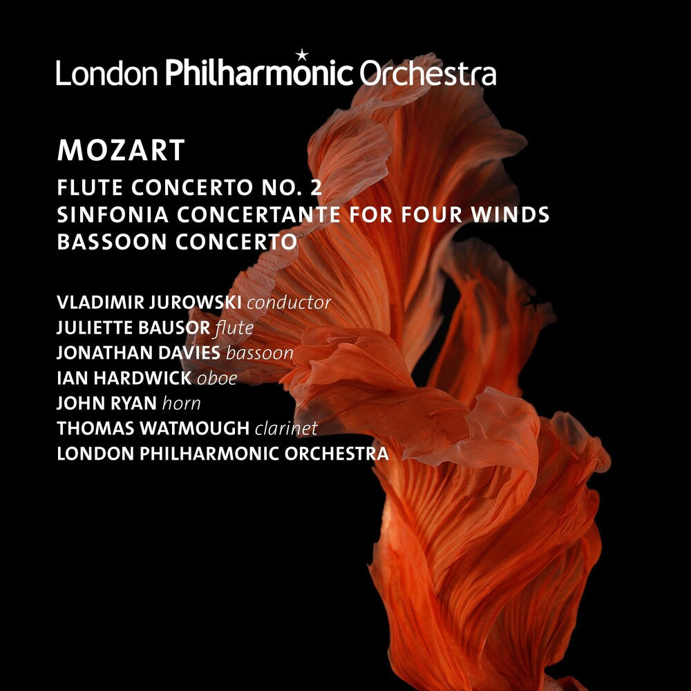 the album cover for London Philharmonic Orchestra / Vladimir Jurowski - Mozart: Flute Concerto No.2, Sinfonia Concertante Bassoon Concerto