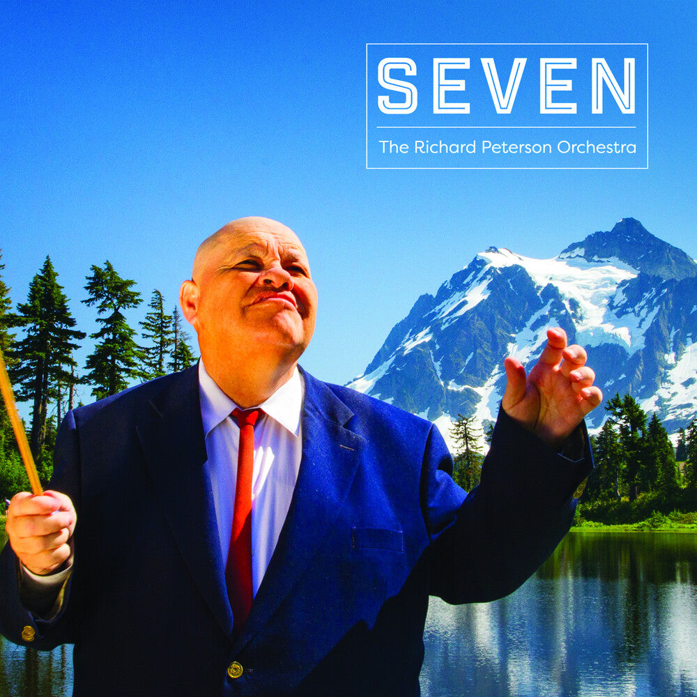 the album cover for Richard Peterson Orchestra - Seven