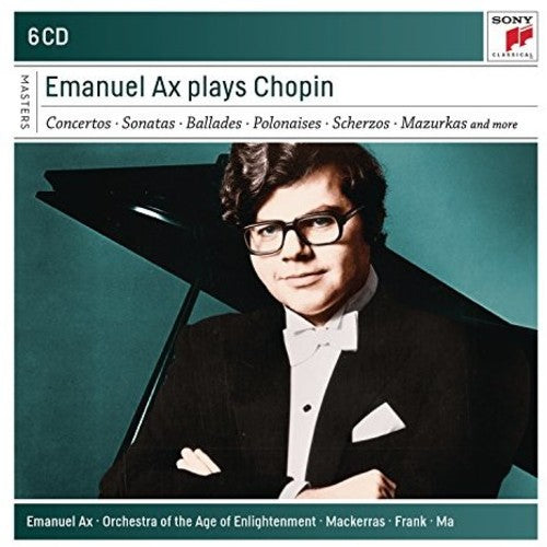 the album cover for Emanuel Ax - Emanuel Ax Plays Chopin
