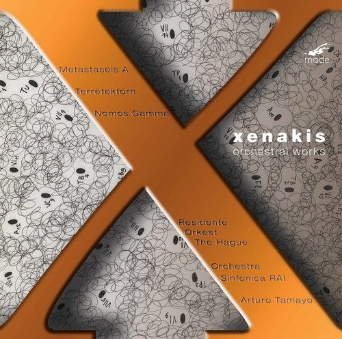 the album cover for Xenakis / Tamayo - Orchestral Works