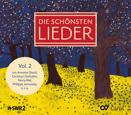 the album cover for J Bach S / Busch / Trondle - Die Schonsten Lieder 1