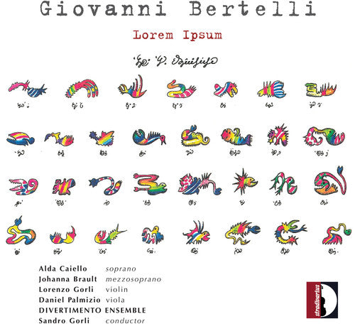 Bertelli / Divertimento Ensemble / Gorli - Lorem Ipsum - Music CD