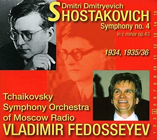 Shostakovish / Fedosseyev - Symphony 4 - Music CD