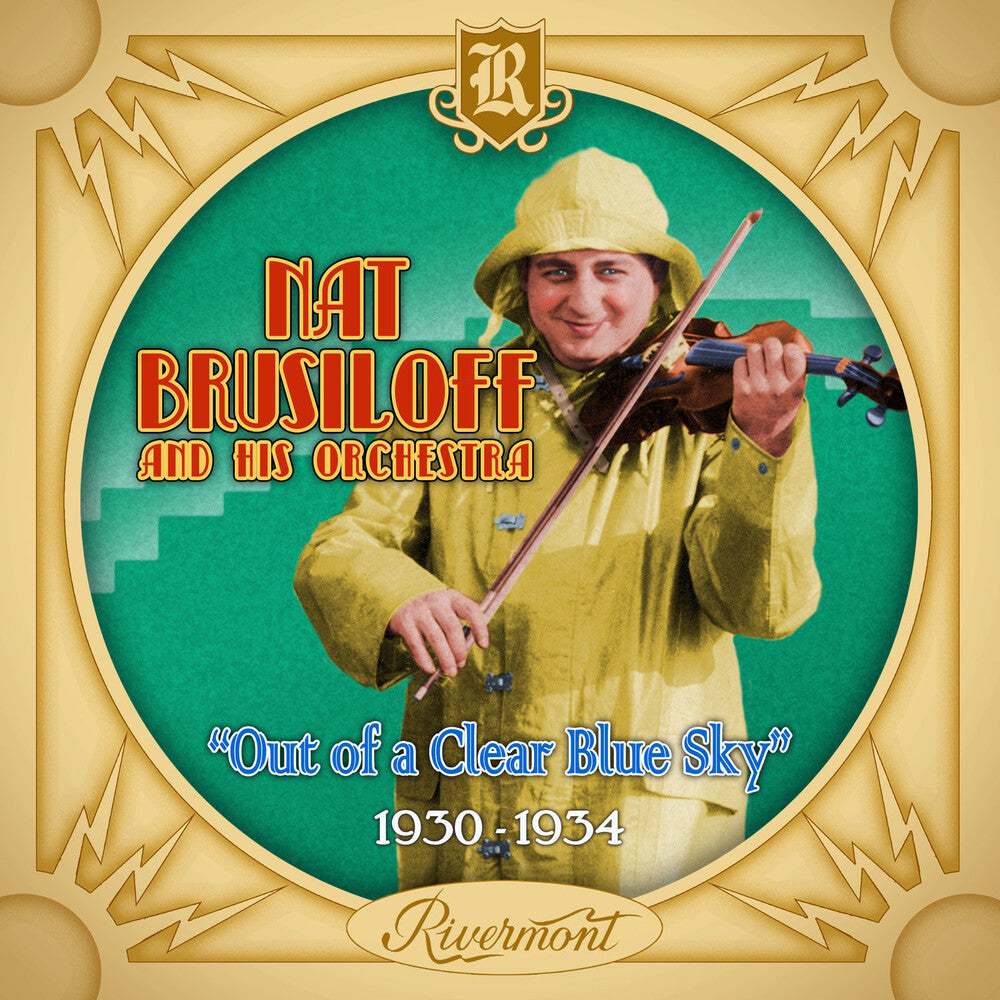 the album cover for Nat Brusiloff - Out Of A Clear Blue Sky