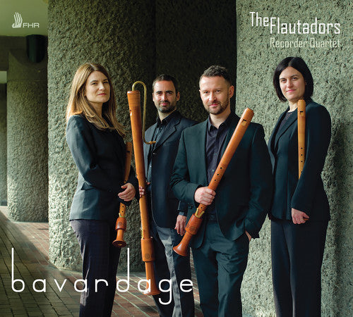 the album cover for Flautadors Recorder Quartet - Bavardage