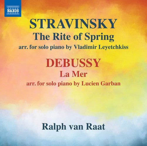 the album cover for Debussy / Raat - Rite of Spring