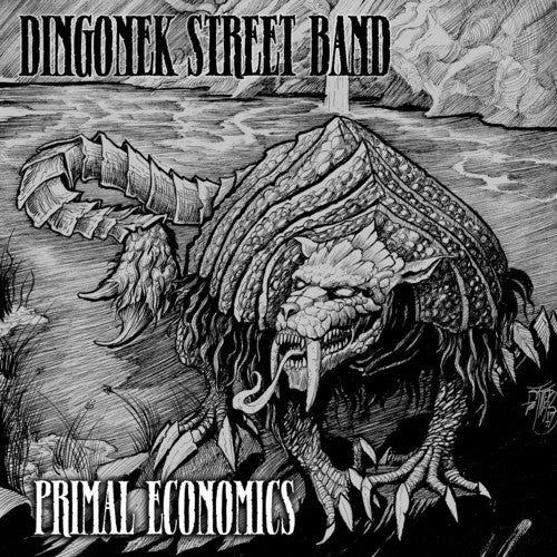 the album cover for Dingonek Street Band - Primal Economics