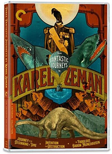 Criterion Collection - Three Fantastic Journeys By Karel Zeman Dvd - DVD