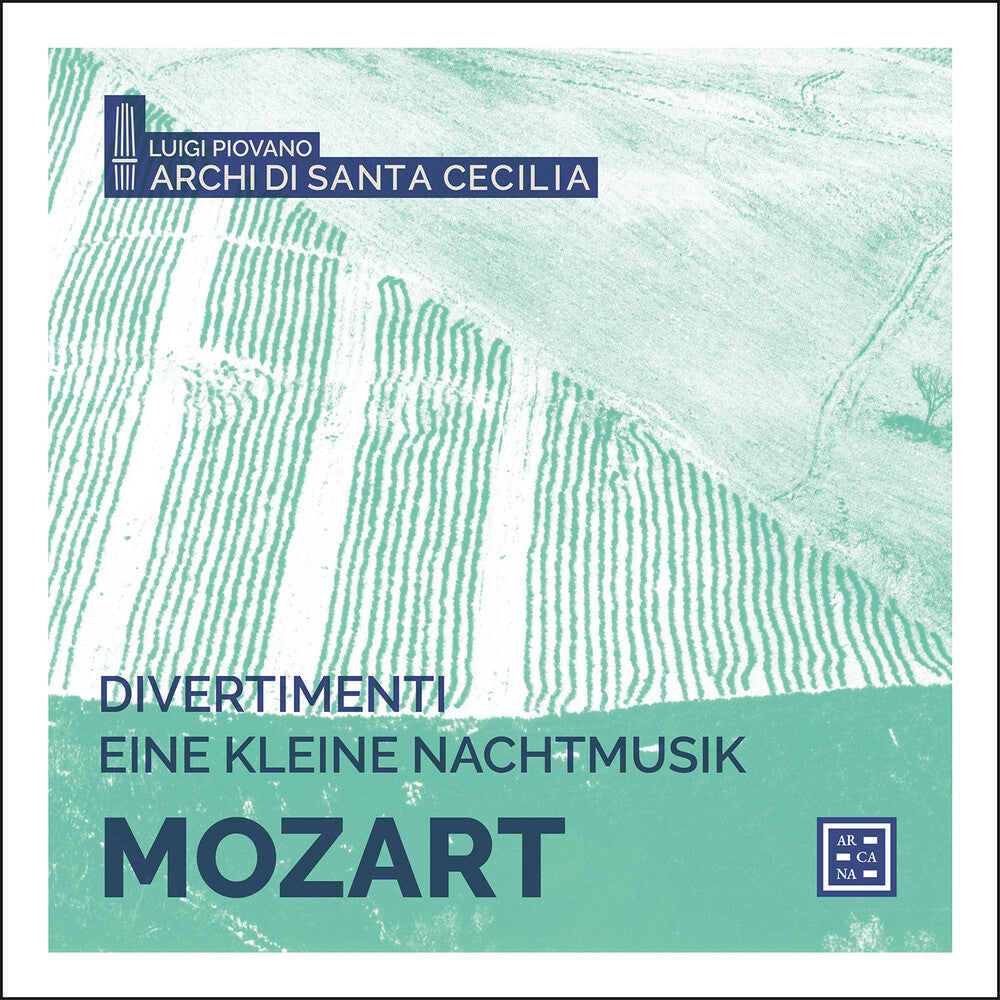 the album cover for Mozart / Archi Di Santa Cecilia / Piovano - Divertimenti