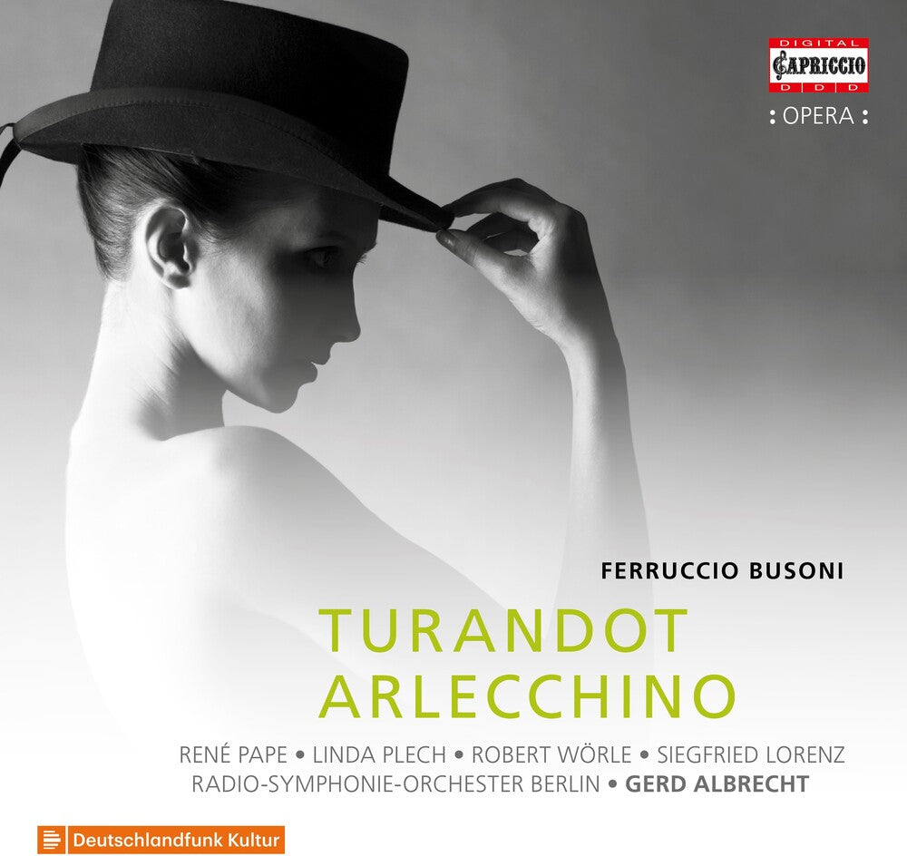 the album cover for Busoni / Pape / Albrecht - Turandot / Arlecchino