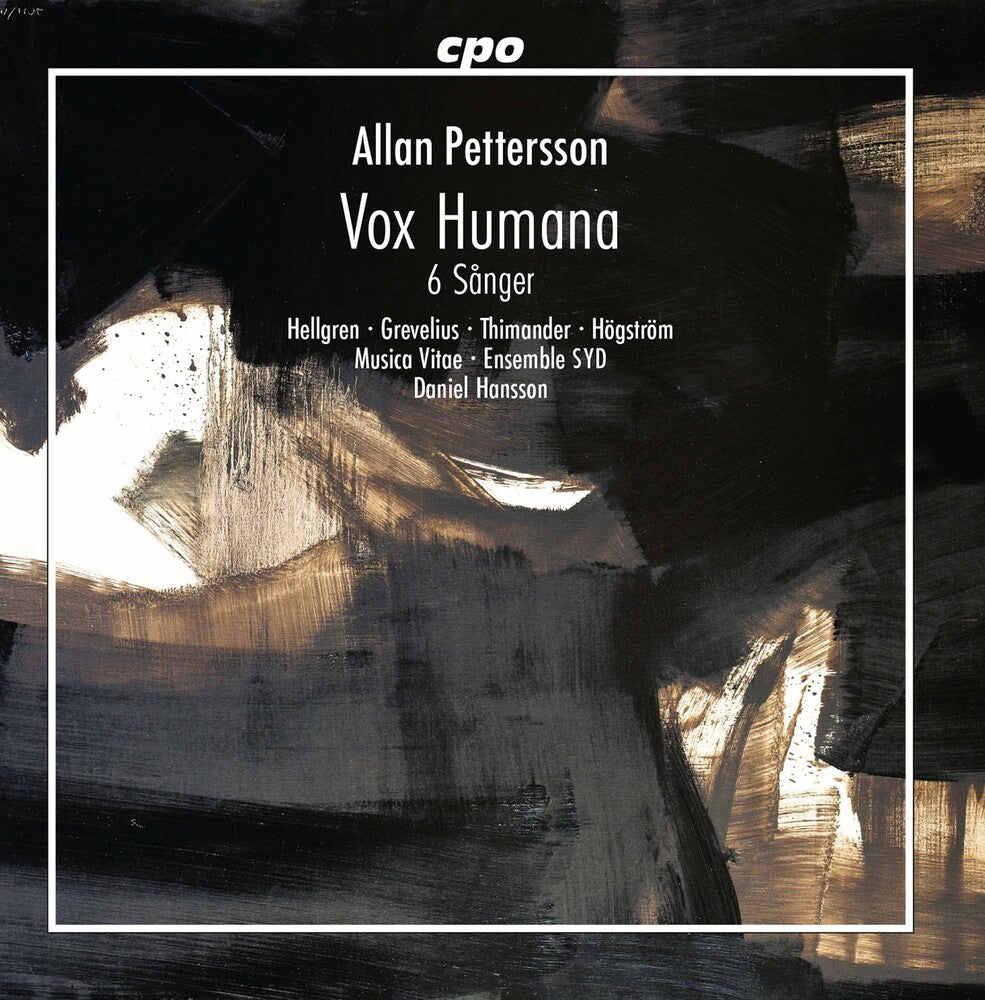 the album cover for Pettersson / Hellgren / Hansson - Vox Humana / 6 Sanger