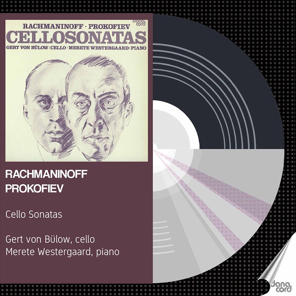the album cover for Prokofiev / Bulow / Westergaard - Cello Sonatas