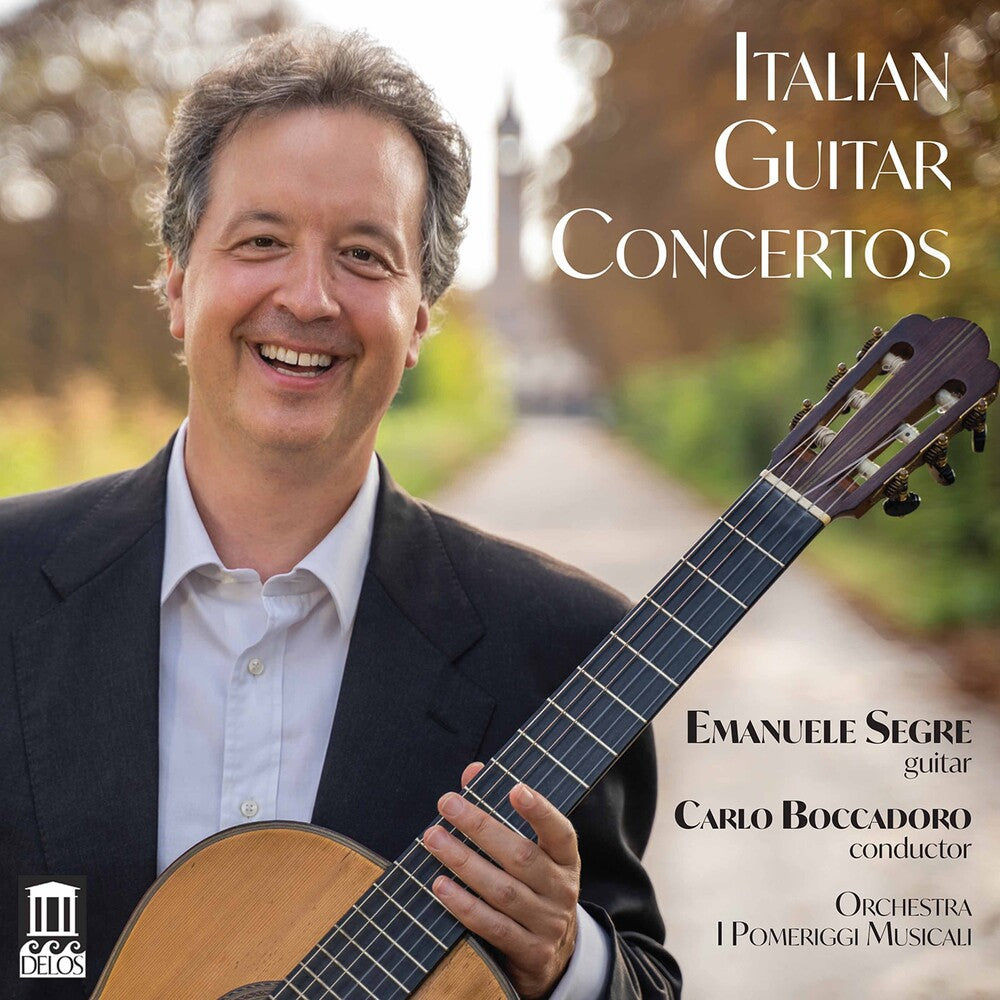 the album cover for Boccadoro / Segre / Lazzaroni - Italian Guitar Concertos