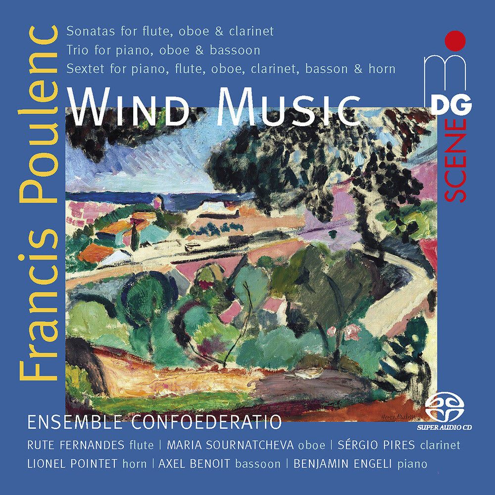 the album cover for Poulenc / Ensemble Confoederatio - Wind Music