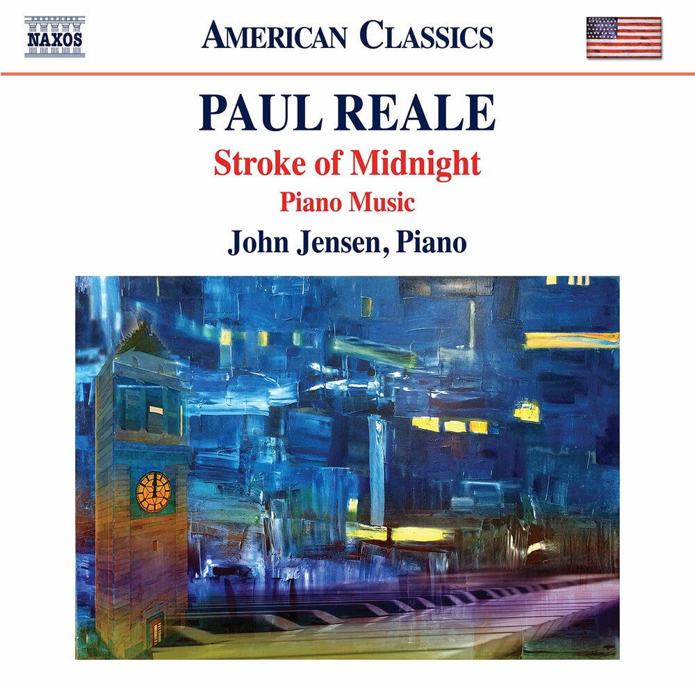 the album cover for Reale / Jensen - Stroke of Midnight