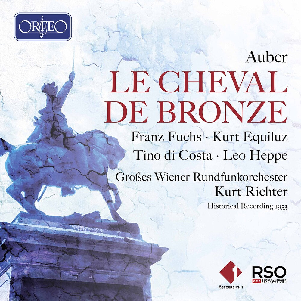 the album cover for Auber / Costa / Richter - Cheval de Bronze