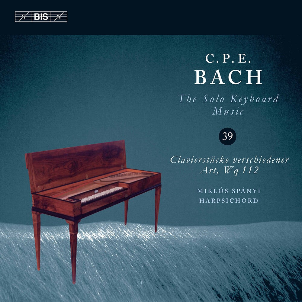 the album cover for C Bach PE / Spanyi - Solo Keyboard Music 39