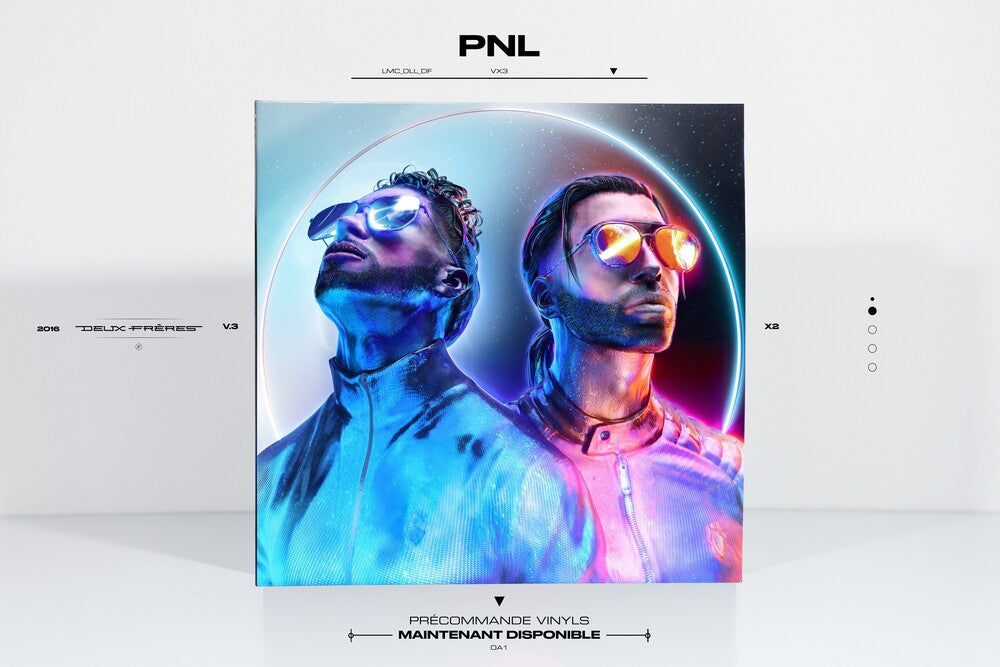the album cover for PNL - Deux Frhres