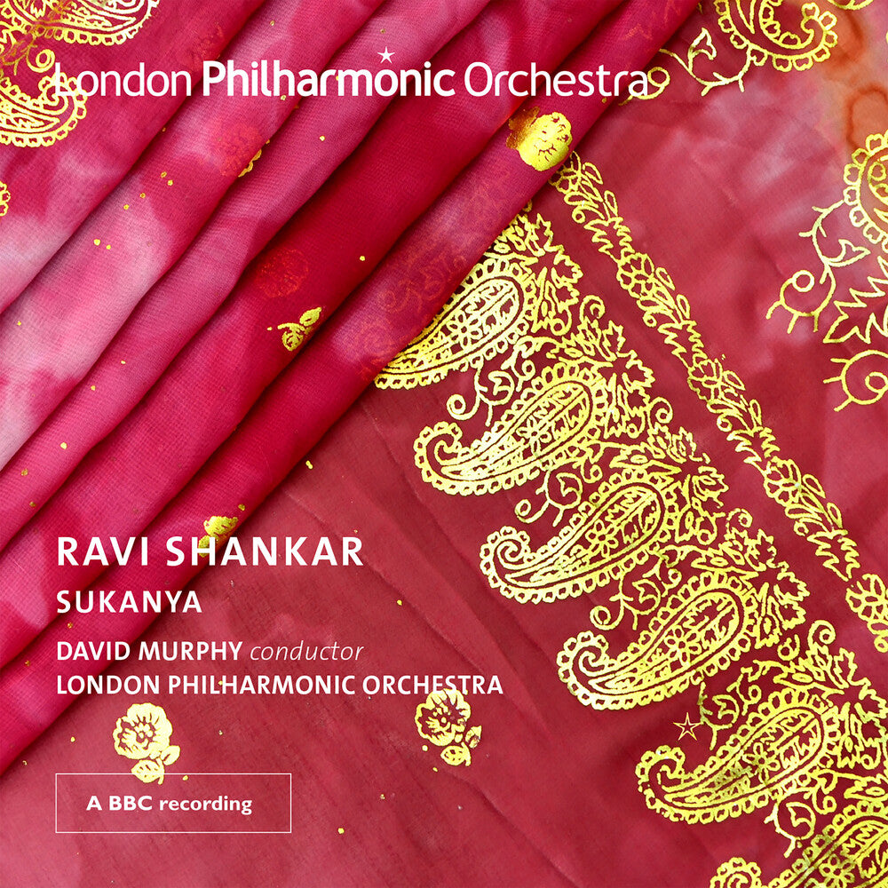 the album cover for London Philharmonic Orchestra & David Murphy - Shankar: Sukanya