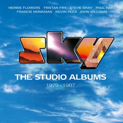 the album cover for Sky - Studio Albums 1979-1987