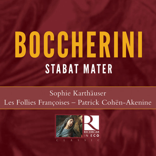 the album cover for Sophie Karthäuser - Stabat Mater