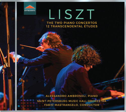 the album cover for Alessandro Ambrosoli - Two Piano Concertos
