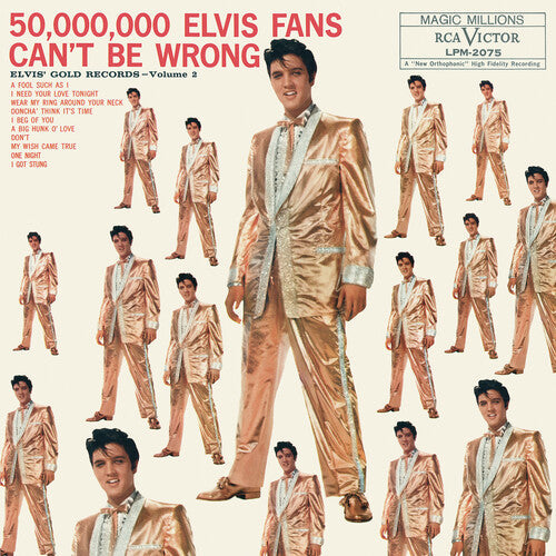 Elvis Presley - 50,000,000 Elvis Fans Can't Be Wrong: Elvis' Gold Records Volume 2 Vinyl Record