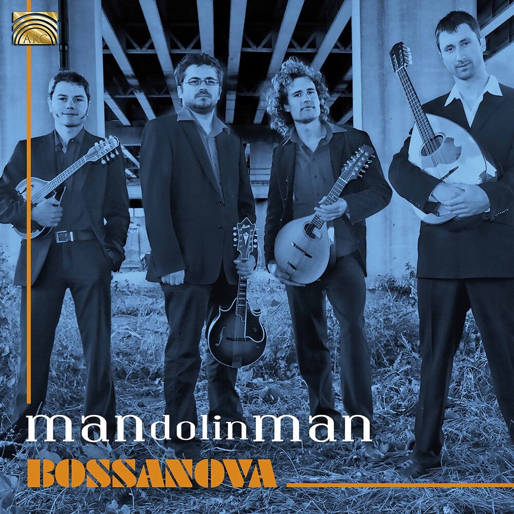 the album cover for Mandolinman Plays Bossa Nova / Various - Mandolinman Plays Bossa Nova