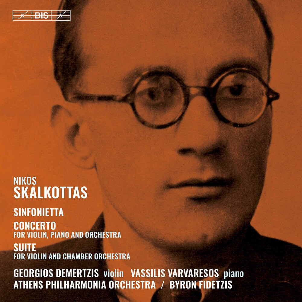 the album cover for Skalkottas / Athens Philharmonia Orch / Varvaresos - Sinfonietta Concerto & Suite