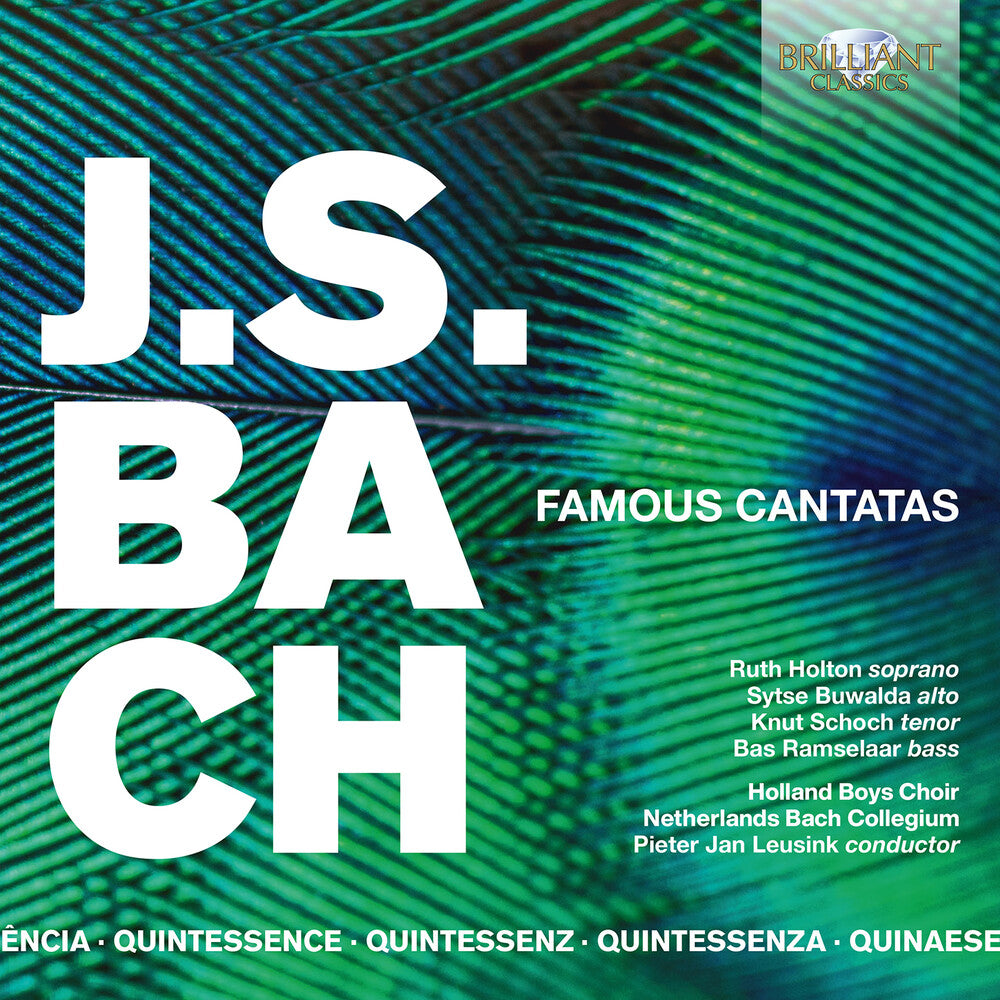 the album cover for J Bach S / Holton / Leusink - Famous Canatas