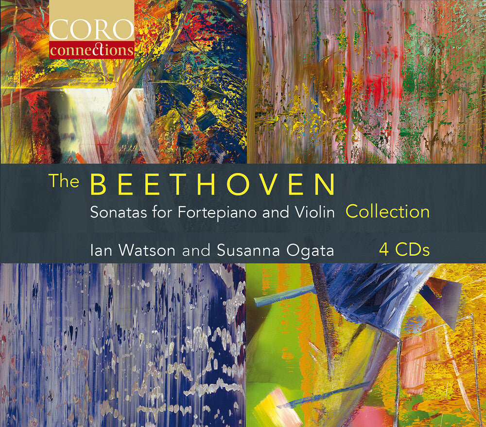 the album cover for Beethoven / Watson / Ogata - Sonatas for Fortepiano & Violi