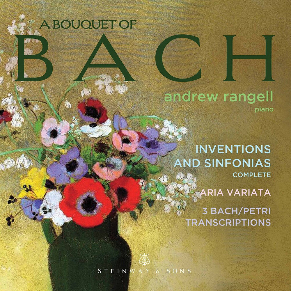 the album cover for J Bach S / Rangell - Bouquet of Bach