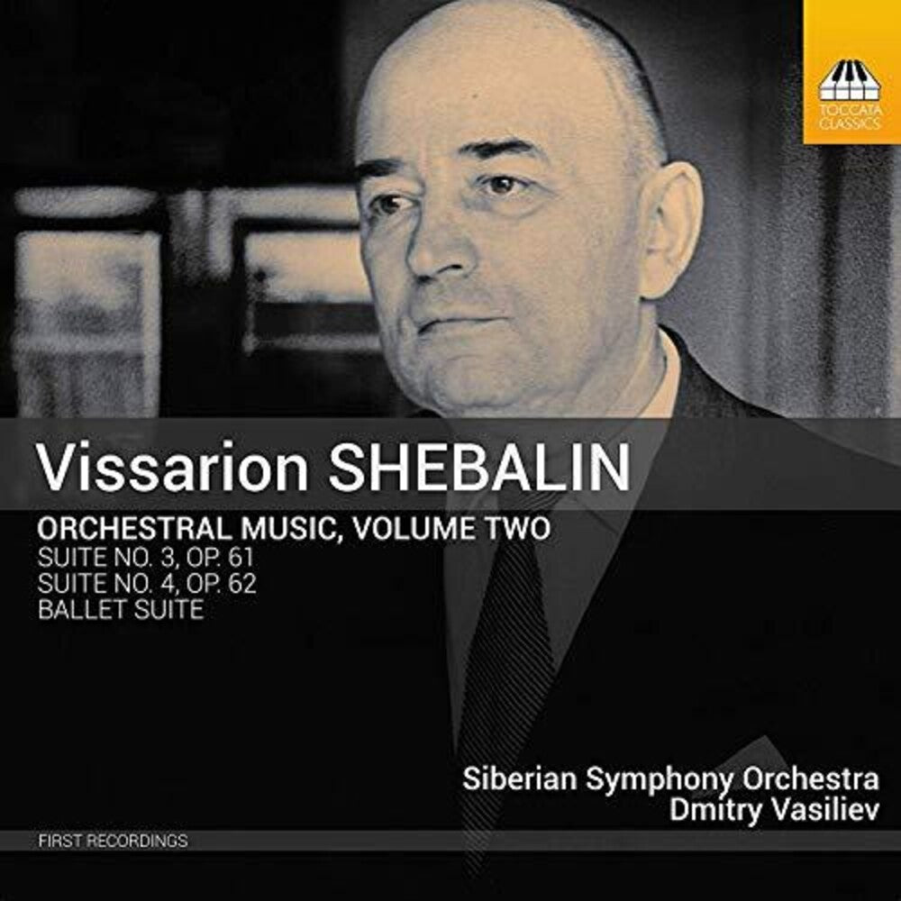 the album cover for Shebalin / Siberian Symphony Orch / Vasilyev - Orchestral Music 2