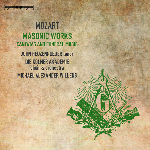 the album cover for Mozart / Puliaev / Geier - Masonic Works / Cantatas & Funeral Music