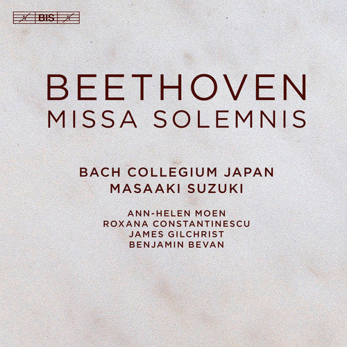 the album cover for Bach Collegium Japan - Missa Solemnis