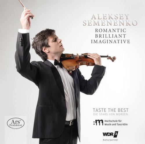 the album cover for Schubert / Semenenko / Firsova - Romantic / Brilliant / Imaginative