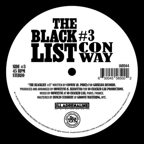 The Blacklist #3 / The Blacklist #4 Vinyl Record